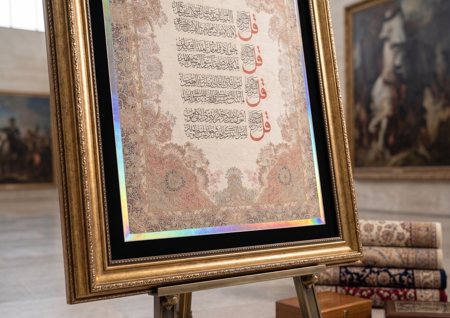 The Four Quls Turkish Mat – Framed Islamic Wall Art