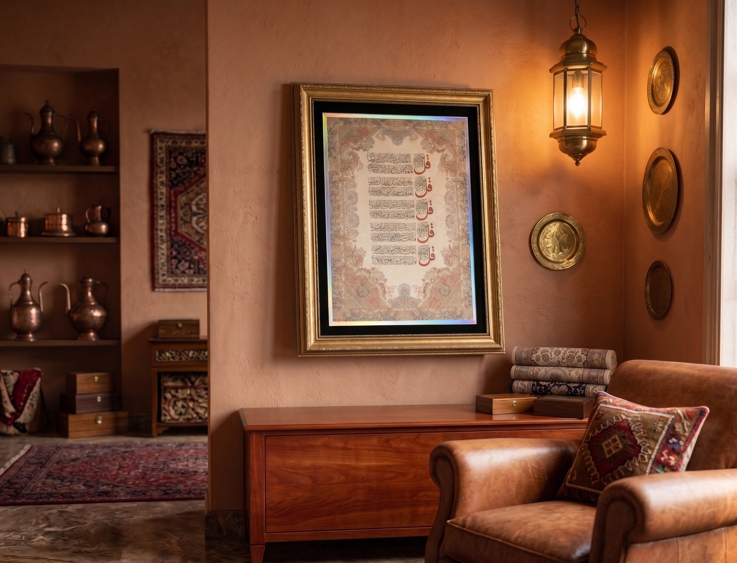 The Four Quls Turkish Mat – Framed Islamic Wall Art